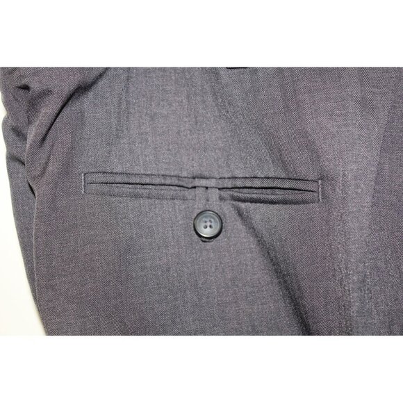 NWT Perry Ellis Mens Dress Pants 36x34 Navy Polyester Work Office Casual - Picture 10 of 15